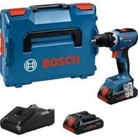 Akku-Bohrschrauber GSR 18V-65 Professional, 18Volt blau, 2x Li-Ion Akku ProCORE18V 4,0Ah, in L-BOXX