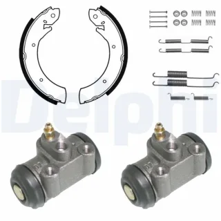 Delphi Bremsbacken vormontiert hinten Citroen C25 Fiat Ducato Peugeot J5 Renault Master