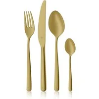 WMF Besteck-Set Boston in edler Optik, ergonomische Haptik, Messer mit Wellenschliff (24-tlg), 6 Personen, Cromargan® Edelstahl Rostfrei 18/10, optimale Schärfe, rostfrei, edel, hochwertiger Besteckkasten