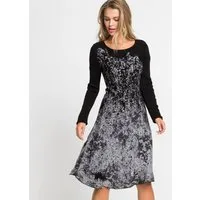 bonprix Strickkleid für besondere Anlässe, aus Polyacryl, ausgestellter Rock