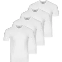 RAGMAN Unterhemd 4er Pack Basic (Spar-Set) Unterhemd / Shirt Kurzarm - Baumwolle - Atmungsaktiv