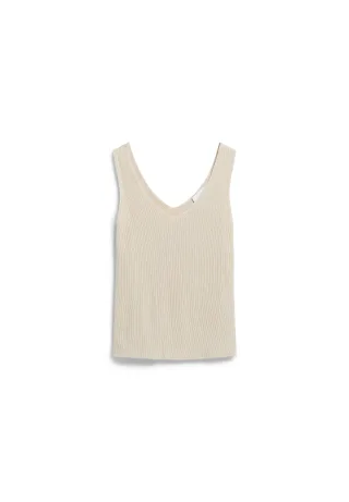 Armedangels - LINEN BLEND KNIT TOP raw white - Gr. - L