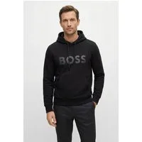 BOSS GREEN Hoodie Soody Regular Fit, Kapuze mit Kordel, Kängurutasche, Logo-Druck