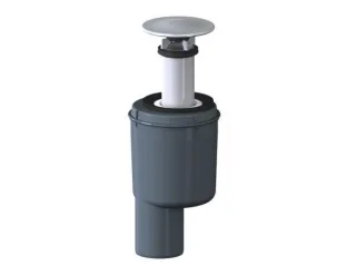 DALLMER Duschwannenablauf TELOS V, senkrecht, Haube verchromt, DN 50, 150219 150219