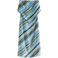 Next Midikleid Bandeau-Midikleid mit Schaldetail (1-tlg)