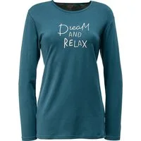 Erwin Müller Pyjamaoberteil Damen-Langarmshirt Single-Jersey Uni