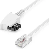 deleyCON deleyCON 50m TAE Anschlusskabel Routerkabel TAE-F auf RJ45 Stecker LAN-Kabel