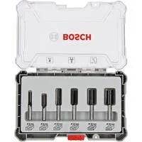 Nutfräser-Set, 6-teilig 8mm-Schaft