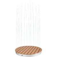 HOME DELUXE Gartendusche Bodendusche CALIA (bis zu 4 m, Anschluss: 3/4 Zoll), Outdoor-Dusche, Campingdusche, Außendusche