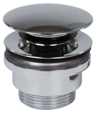 Keuco Ablaufgarnitur Armaturenzubehör 59902 Push-Open, Edelstahl-finish, 59902070000 59902070000