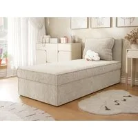 MIRJAN24 Boxspringbett Posi Cord (mit Bettkasten, Gepolstert Kopfteil), 205x92x91 cm