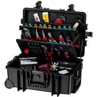 Werkzeugkoffer "Robust45 Move" Mechanik, 90-teilig, Werkzeug-Set schwarz, mit Werkzeug-Sortiment für Handwerker