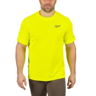 Milwaukee Funktions-T-Shirt mit UV-Schutz Gelb S - 4932493073