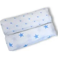 Babymajawelt Stoffwindeln Stilltuch Set "Stars" XXL, Mulltücher 120x120cm, 2er Pack (Packung, 2-St., Starter Set), Made in Europe, Sterne, besonders hautfreundlich und atmungsaktiv