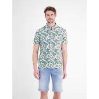 LERROS Poloshirt Sommerliches Poloshirt mit angesagtem, floralem Printmuster