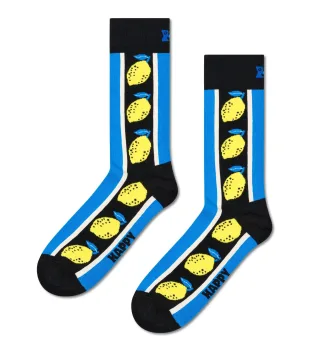 happy socks - Lemon Sock Schwarz - Gr. - 36/40