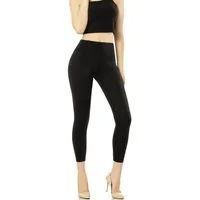 VOGSIGN 7/8-Leggings Damen Yogaleggings High-Waist – Thermo Hose (1-tlg) Fleece-Innenfutter