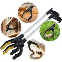 shop'n smile ideoon Greifarm Greifarm 76 cm, Ergonomische Greifzange mit Magnetspitze & 360° Kopf, 2-tlg., 1er-Set & 2er-Set, mit Magnetspitze, 360° Drehkopf, Komfortgriff, PP/TPR/Alu