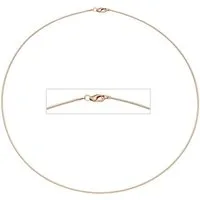 JOBO Halsreif, 925 Silber roségold vergoldet 45 cm 1,1 mm