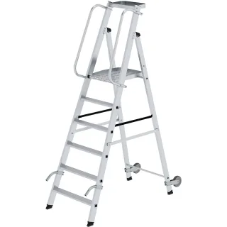 Munk Plattformleiter mit Rollen und Griff - 051086