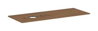 Hansgrohe Konsole Xilesa E 1375x550mm m.Ausschnitt li.Aufsatzwasch.o.Hl Eiche Kaschmir, 54278550 54278550