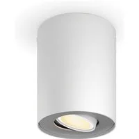 Philips Hue LED Deckenspot White Ambiance Pillar Aufbauspot Erweiterung, Abschaltautomatik, Bluetooth, CCT - über Fernbedienung, Dimmfunktion, Einschlafhilfe, Farbsteuerung, Farbwechsel, Memory, nach Trennung vom Netz, Nachtlichtfunktion, Smart Home,