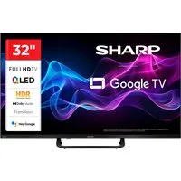 Sharp 2T-C32HF3x QLED-Fernseher (80 cm/32 Zoll, Full HD, Smart-TV, Google TV)