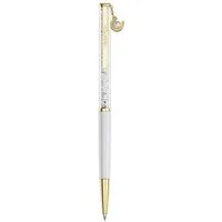 Swarovski Drehkugelschreiber Schreibgerät Geschenk CRYSTALLINE mit Hufeisen-Charm, mit Swarovski® Kristallen