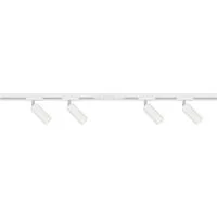 Briloner Leuchten Schienensystem-Sets RAIL, ohne Leuchtmittel, Schienensystem Rail 1,5 m Weiß 4,5W Decke Wohnzimmer Büro Küche Flur