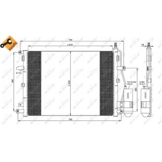 NRF Klimakondensator + Trockner Volvo Xc90 2,5