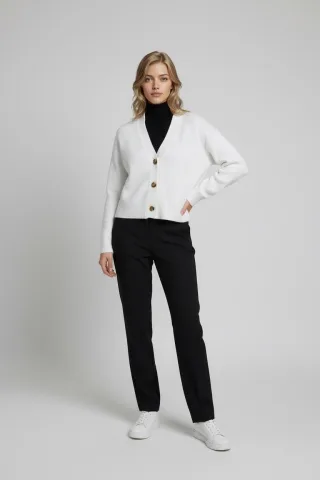 IN LINEA - Cardigan ivory - Gr. - 38
