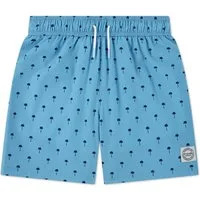 Abercrombie Kids Badeshorts AFB CORE POLY TRUNK mit Allover-Print, für Boys