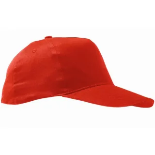 SOLS Unisex Sunny 5 Panel Baseballkappe (rot)