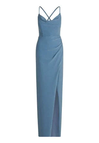 VM by Vera Mont - Abendkleid blue/silver - Gr. - 32