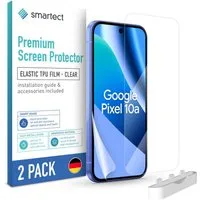 smartect Displayschutzfolie TPU Schutzfolie Klar für Google Pixel 10a, Set, 2 Stück, Panzerfolie Bildschirm Displayfolie