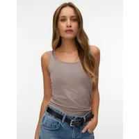 Vero Moda Tanktop VMLULU LONG TANK TOP JRS GA NOOS Baumwollmischung, regular fit