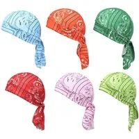 Zaewry Kopftuch 5 Stück Frauen Chemo Hut Turban Beanie, vorgebundene Headwraps, (6-St)