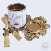 Vintage Paint Kreidefarbe Vintage Paint Metallic Gold Bronze Silber In/Outdoor 200ml Farbe, Spritzarm, Umweltfreundlich, Farbecht, ECO Label
