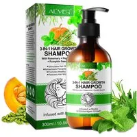 ALIVER Haarshampoo Rosmarin Minze Kürbis Öl mit Biotin für Kopfhaut Pflege Haarwachstum, 1-tlg., Enthält Mineralien, Enthält Vitamine, Ohne Tierversuche
