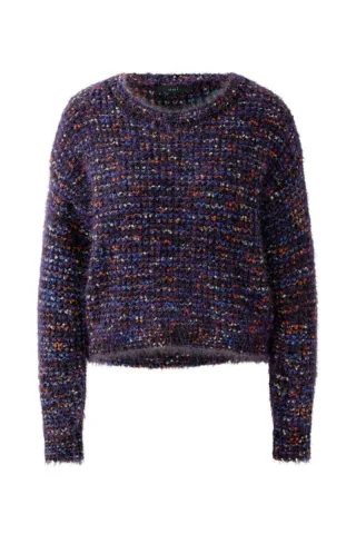 Oui - Strickpullover violet - Gr. - 38