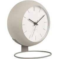 Karlsson Uhr Tischuhr Nirvana Globe Warm Grey