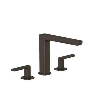 KLUDI-RENON 3-Loch Waschtisch-Armatur mit Push Open Brushed Gunmetal PVD 42393N275