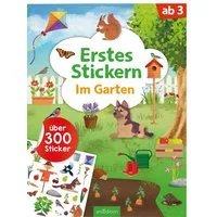 Erstes Stickern – Im Garten / diverse, Über 300 Sticker