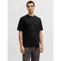 Jack & Jones T-Shirt JPRBLAOWEN SS BRANDING TEE SN Baumwollmischung, relaxed fit