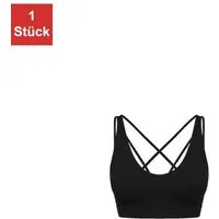 SNOCKS Bustier Damen Sport-BH Premium (1-tlg) Multistrap mit herausnehmbaren Cups