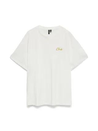 VERO MODA - VMKLARA CATY SS TOP BOX JRS Snow White - Gr. - M