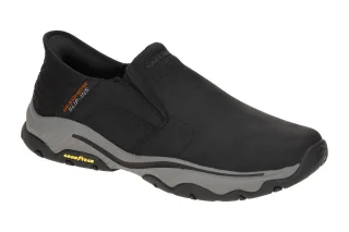 Skechers 204847/BLK Herren Slipper Schwarz - CRASTER LANIGAN Hand Free Slip Ins