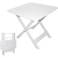 Spetebo Gartentisch Klapptisch - 72 cm (Stück, 1-St., Gartentisch), Kunststoff Garten Beistelltisch
