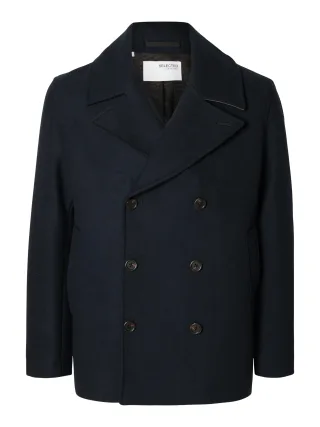 SELECTED MEN - SLHARCHIVE PEACOAT 2.0 sky captain - Gr. - L