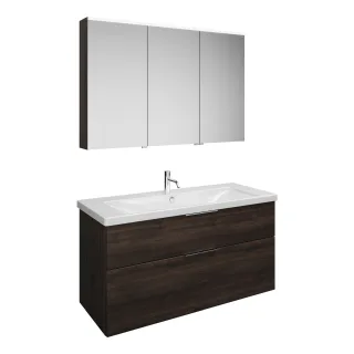 Burgbad SET Eqio Marone Dekor Trüffel/Alpinweiss, SFAN123RF2012C0001 SFAN123RF2012C0001
